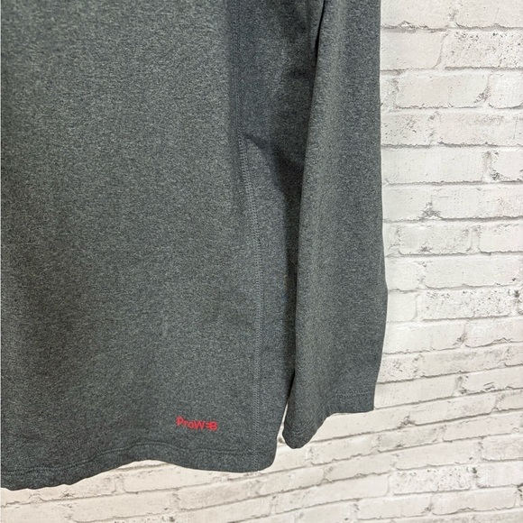 Spyder Gray and Black Stretch Long Sleeve Tee - Picture 5 of 5